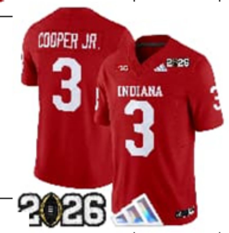 Men 2026 Ohio State Buckeyes #3 Cooper jr Red 3th generations Limited NCAA Jersey 07->ncaa teams->NCAA Jersey